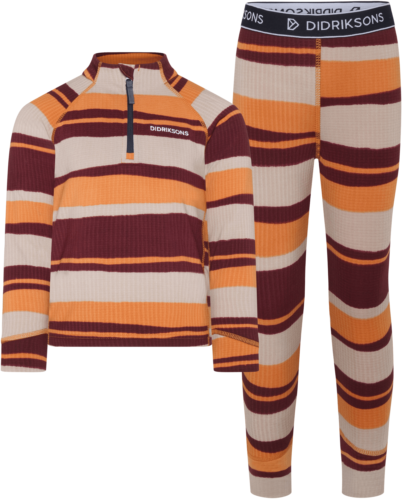 Didriksons Kids' Jadis Printed Set 4 Trails Yellow