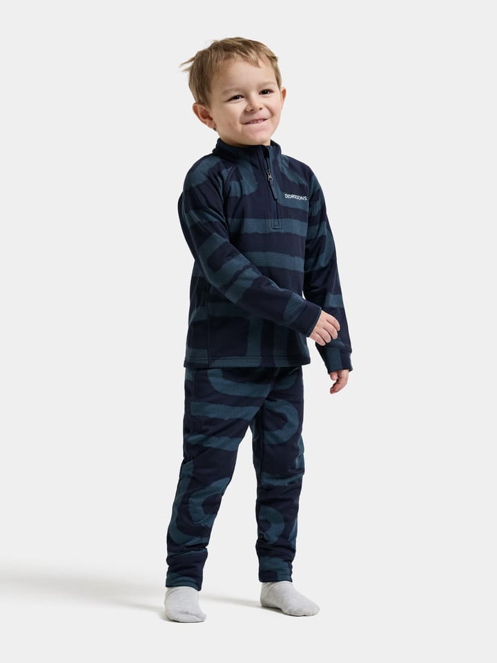 Didriksons Kids' Jadis Printed Set Path Navy Didriksons