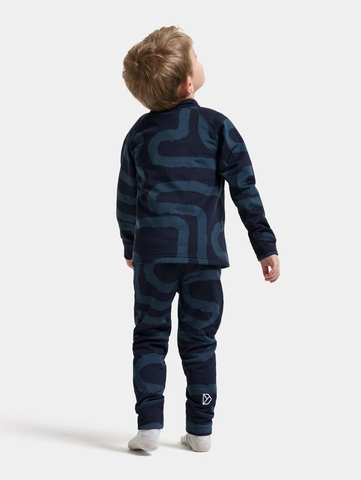 Didriksons Kids' Jadis Printed Set Path Navy Didriksons