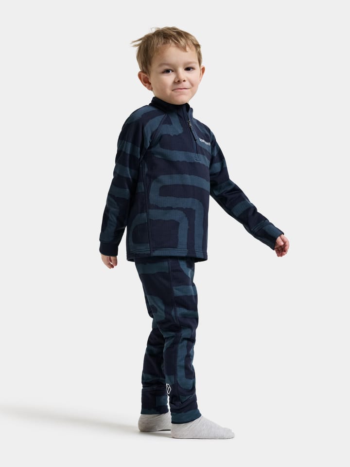 Didriksons Kids' Jadis Printed Set Path Navy Didriksons