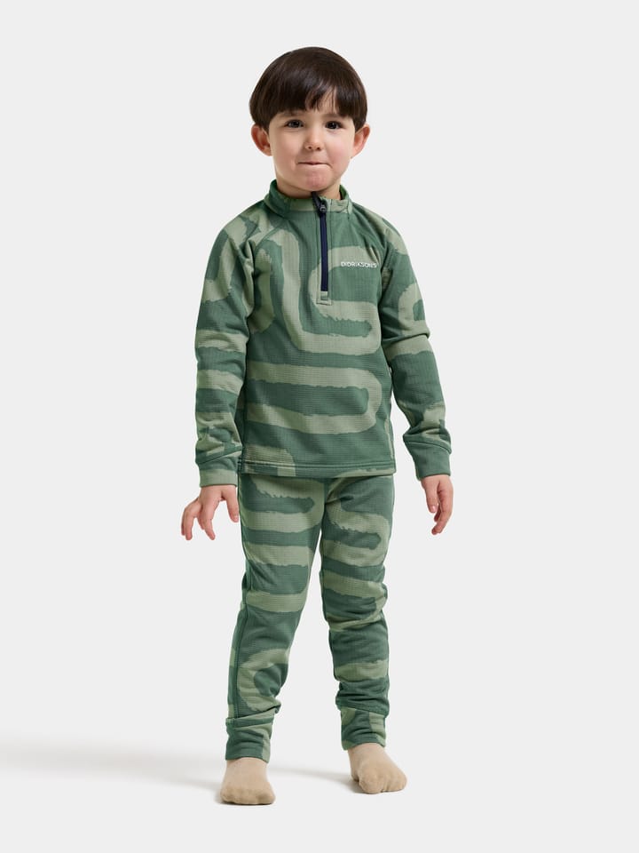 Didriksons Kids' Jadis Printed Set Path Dark Moss Didriksons