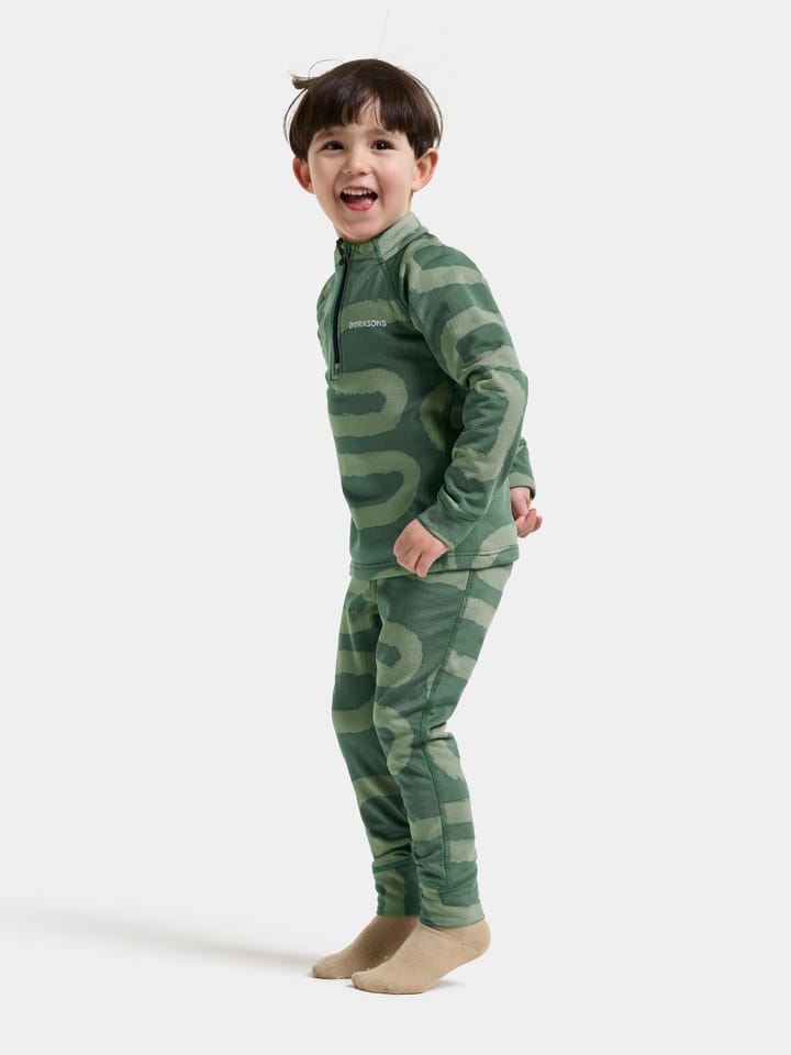 Didriksons Kids' Jadis Printed Set Path Dark Moss Didriksons
