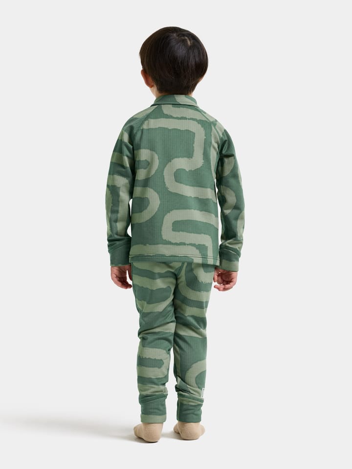 Didriksons Kids' Jadis Printed Set Path Dark Moss Didriksons