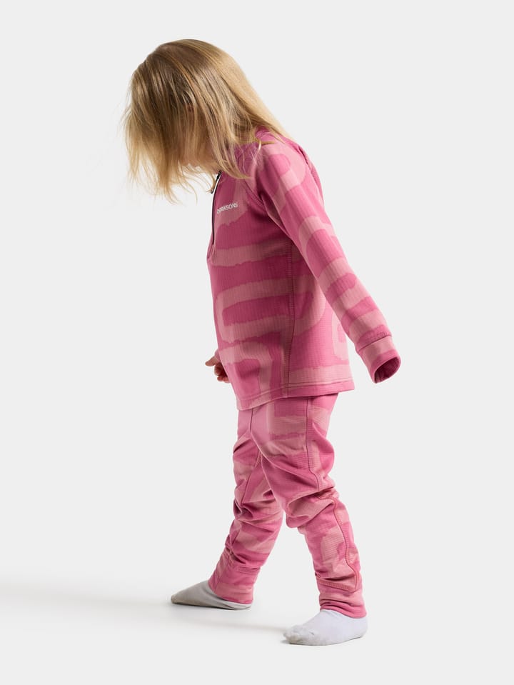 Didriksons Kids' Jadis Printed Set Path Heather Pink Didriksons