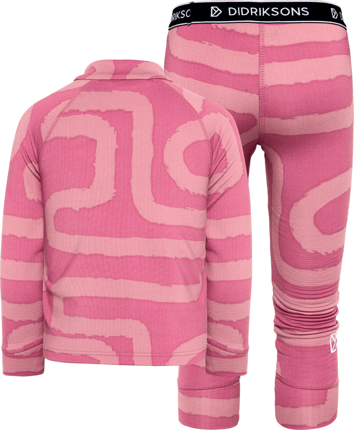 Didriksons Kids' Jadis Printed Set Path Heather Pink Didriksons