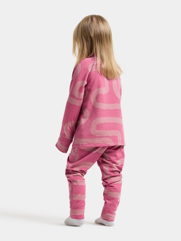 Didriksons Kids' Jadis Printed Set Path Heather Pink Didriksons