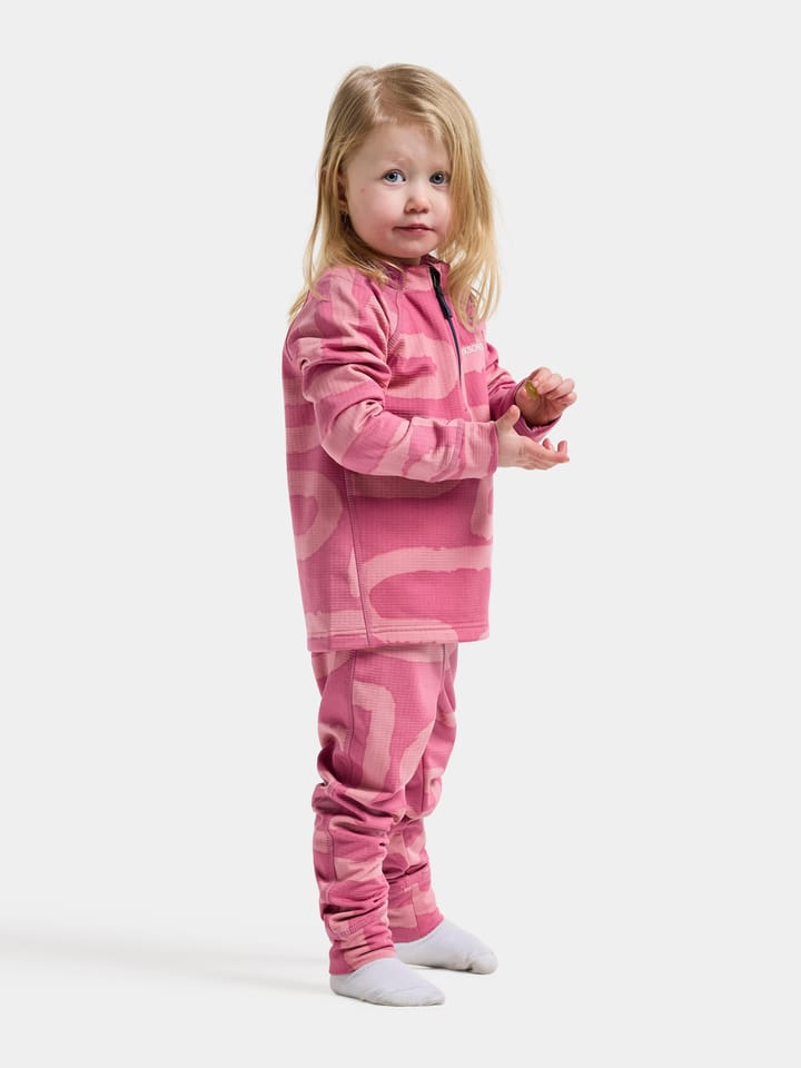 Didriksons Kids' Jadis Printed Set Path Heather Pink Didriksons