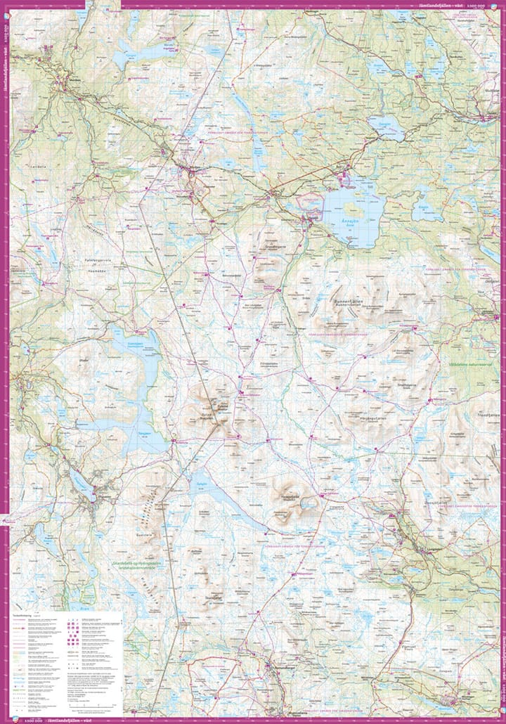 Calazo förlag Jämtlandsfjällen 1:100000 Multi Calazo förlag
