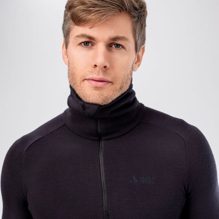 Janus Airwool Merino 260 Zip M Black Janus Airwool Merino 260 Zip M Black