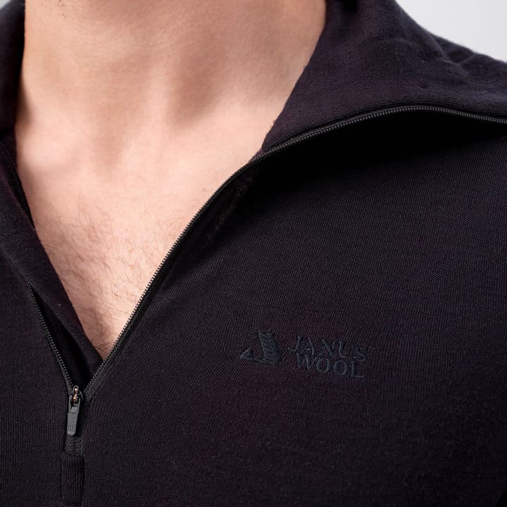 Janus Airwool Merino 260 Zip M Black Janus Airwool Merino 260 Zip M Black