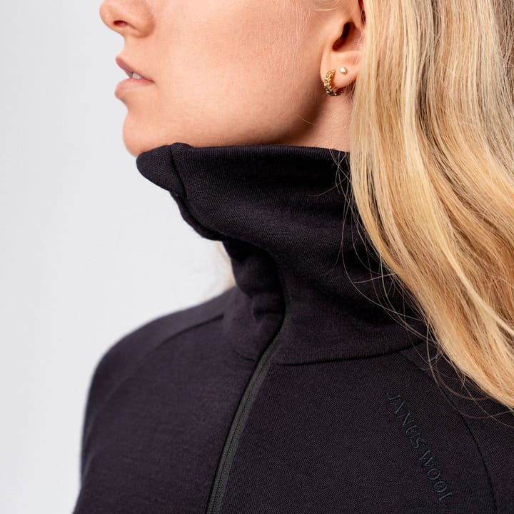 Janus Airwool Merino 260 Zip W Black Janus Airwool Merino 260 Zip W Black