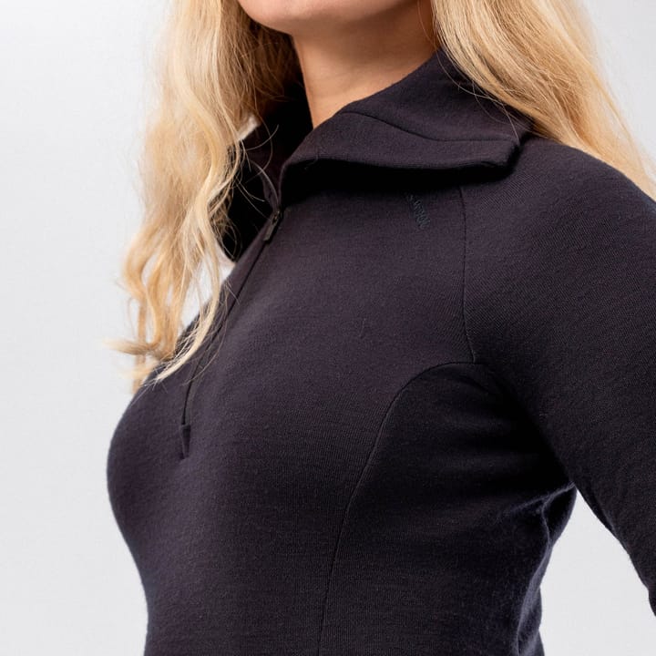 Janus Airwool Merino 260 Zip W Black Janus Airwool Merino 260 Zip W Black