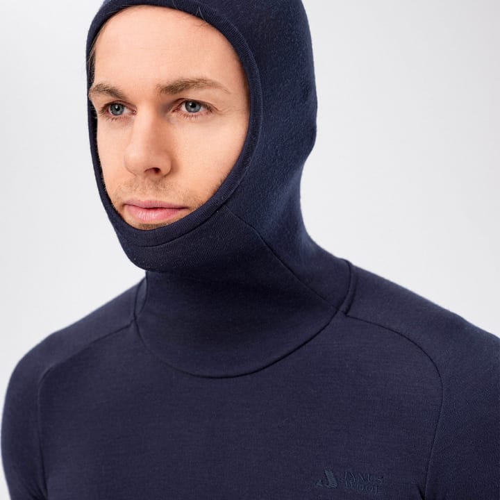 Janus Airwool Merino 260 Hood M Navy Janus Airwool Merino 260 Hood M Navy