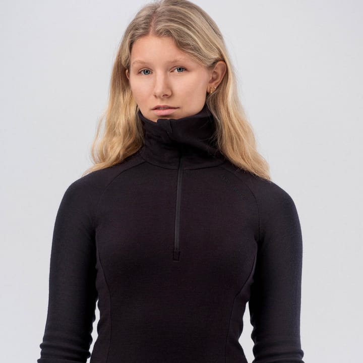 Janus Airwool Merino 260 Zip W Black Janus Airwool Merino 260 Zip W Black