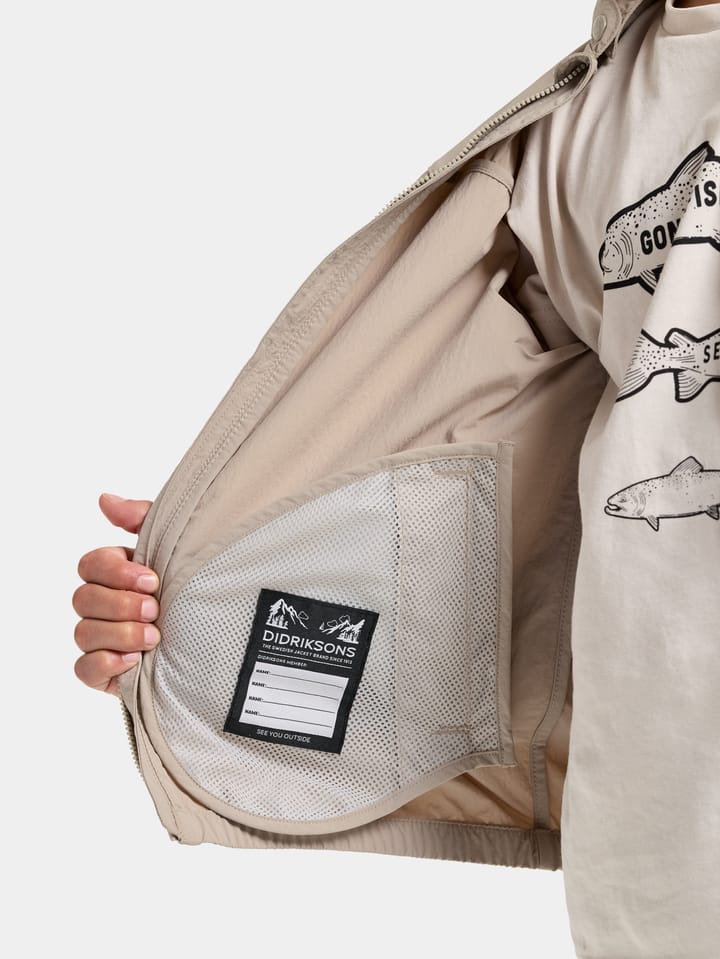 Didriksons Kids' Jasper Jacket Beach Beige Didriksons