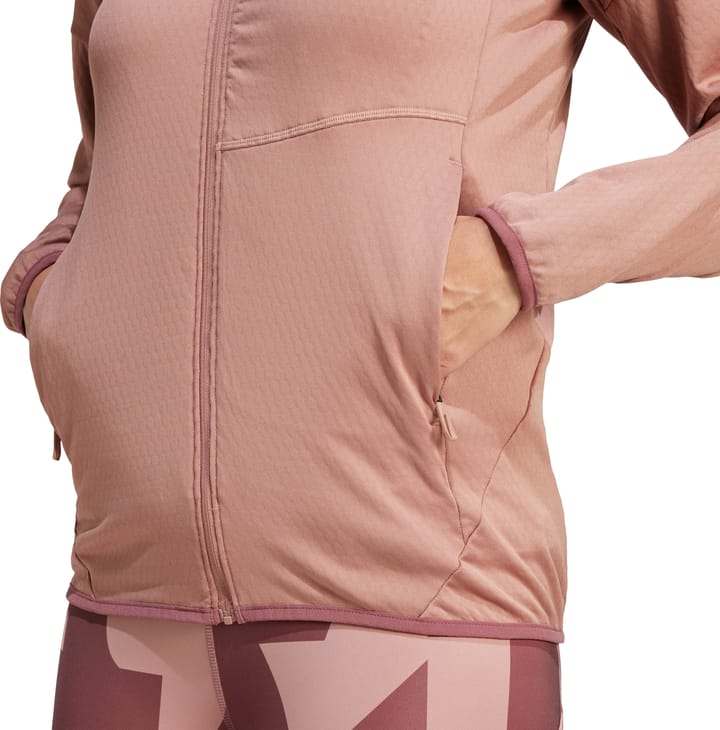 Adidas Women's Terrex Xperior CLIMAWARM Light Fleece Jacket Warm Clay Adidas