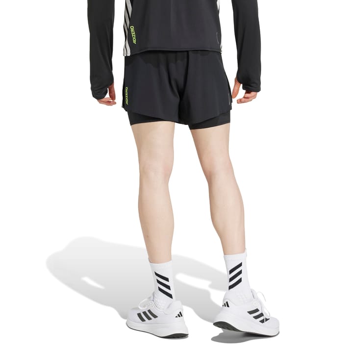 Adidas Men's Adizero Running 2-in-1 Gel Pocket Shorts Black Adidas