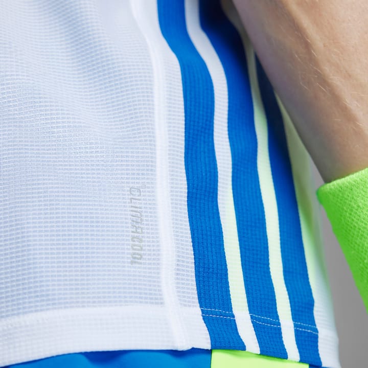 Adidas Men's Adizero Retro Tee White/Lucid Lemon Adidas Adidas Men's Adizero Retro Tee White/Lucid Lemon Adidas