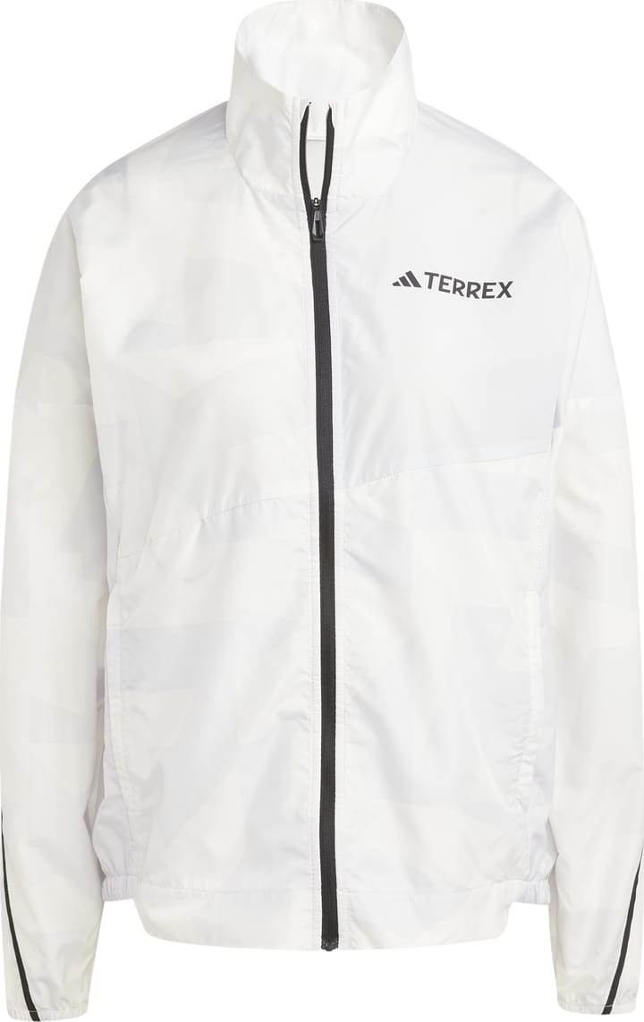 Adidas Women's Terrex Multi Printed Wind Jacket Dshgry/white Adidas