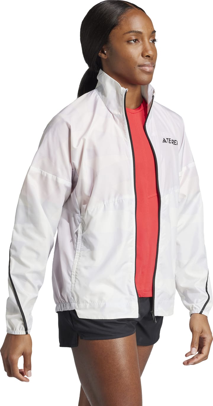 Adidas Women's Terrex Multi Printed Wind Jacket Dshgry/white Adidas Adidas Women's Terrex Multi Printed Wind Jacket Dshgry/white Adidas