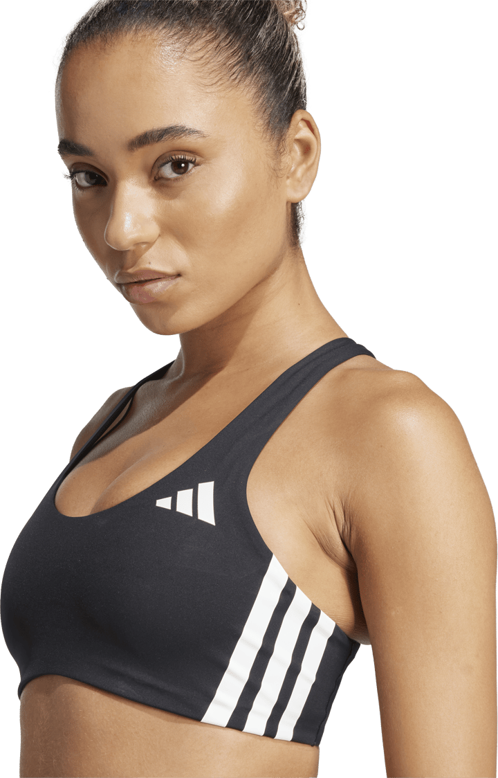 Adidas Women's Adizero Run Medium Support Bra  Black Adidas