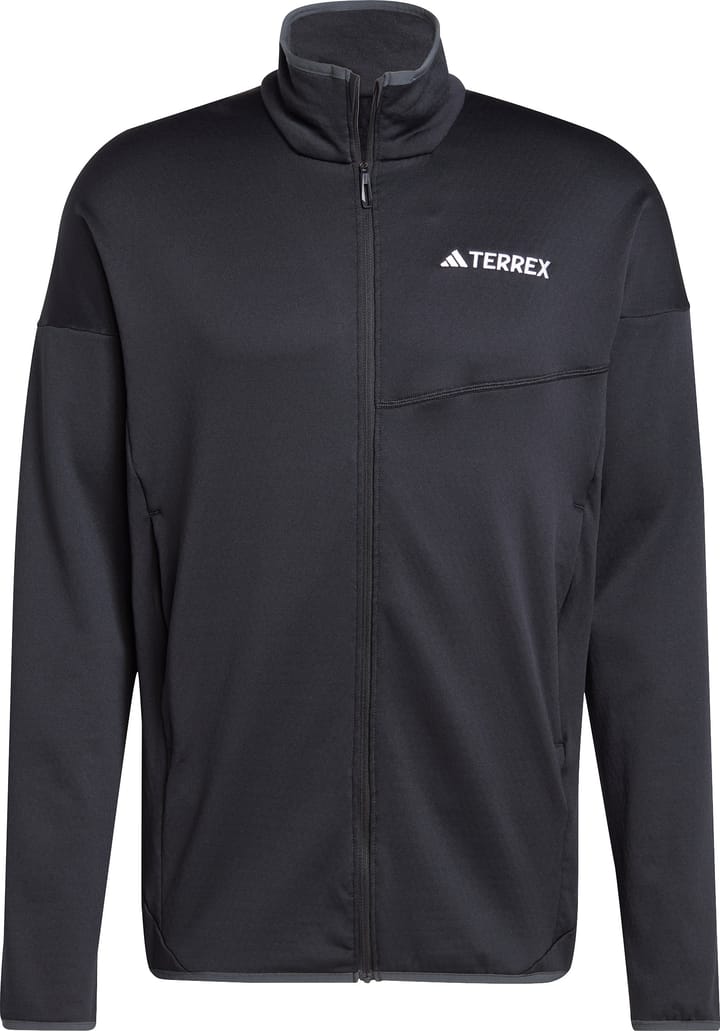 Adidas Men's Terrex Xperior Climawarm Light Fleece Jacket Black Adidas