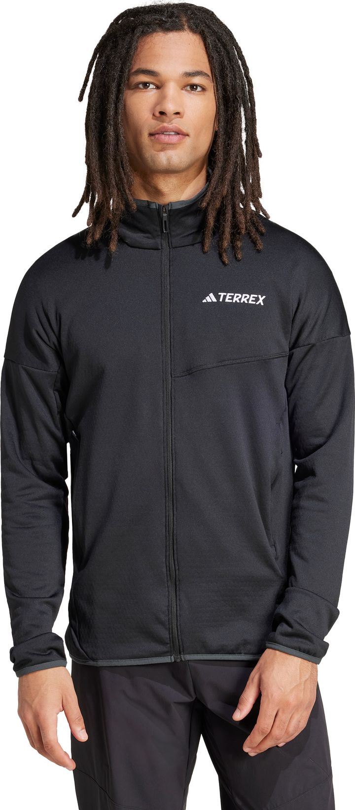 Adidas Men's Terrex Xperior Climawarm Light Fleece Jacket Black Adidas