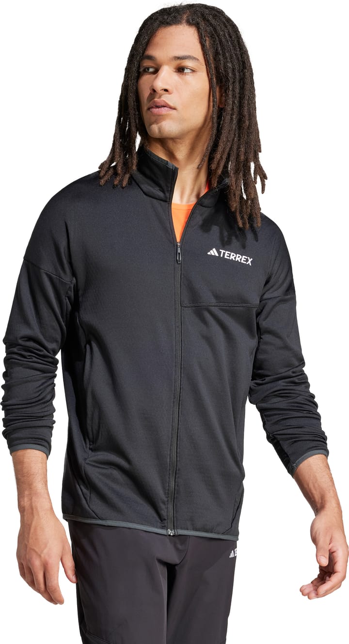 Adidas Men's Terrex Xperior Climawarm Light Fleece Jacket Black Adidas