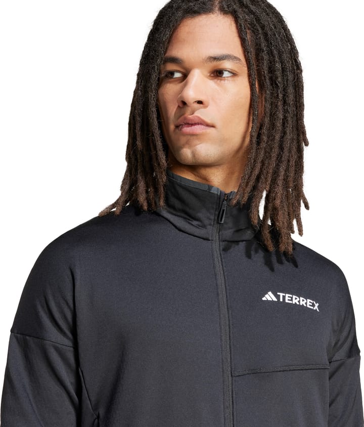 Adidas Men's Terrex Xperior Climawarm Light Fleece Jacket Black Adidas