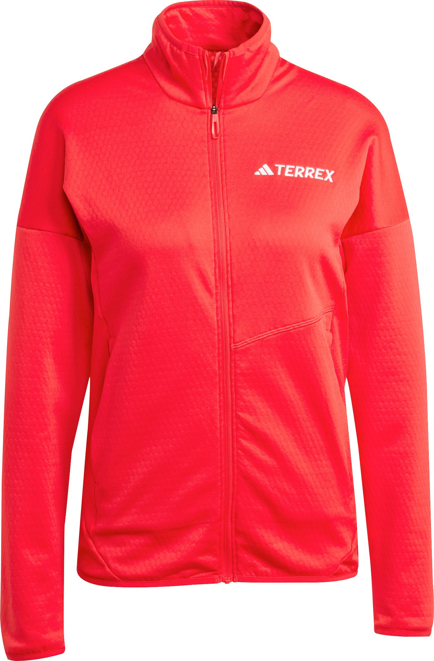 Adidas Women's Terrex Xperior Climawarm Light Fleece Jacket Pure Ruby