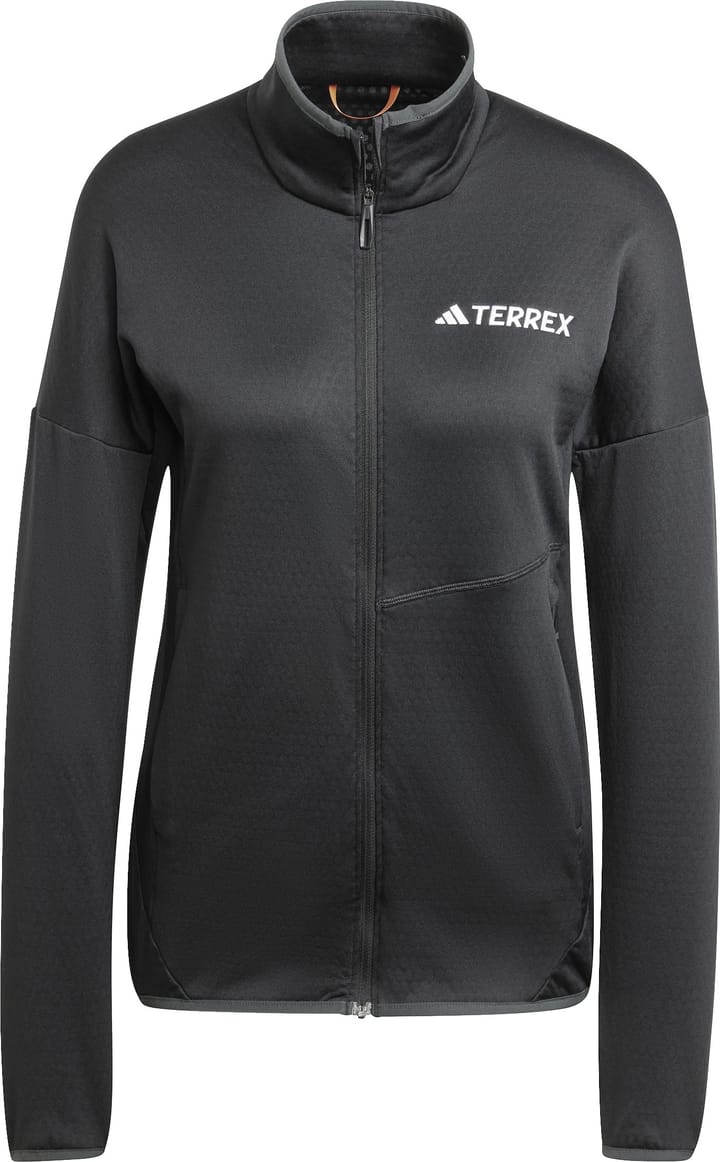 Adidas Women's Terrex Xperior Climawarm Light Fleece Jacket Black Adidas