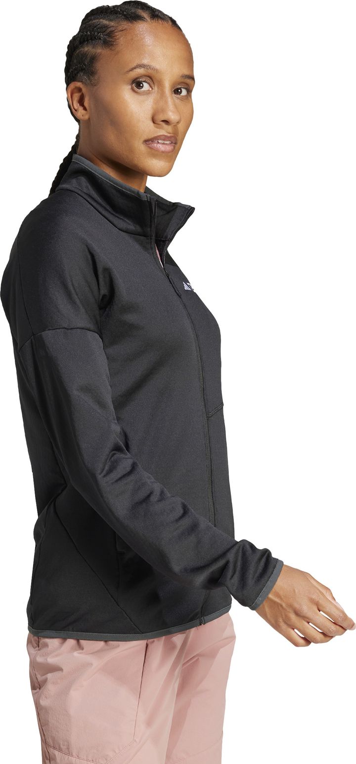 Adidas Women's Terrex Xperior Climawarm Light Fleece Jacket Black Adidas