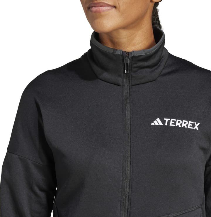 Adidas Women's Terrex Xperior Climawarm Light Fleece Jacket Black Adidas