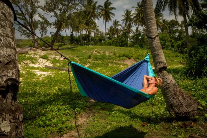 Ticket To The Moon Original Hammock Royal Blue/Turquoise 320 x 200 cm Ticket to the Moon