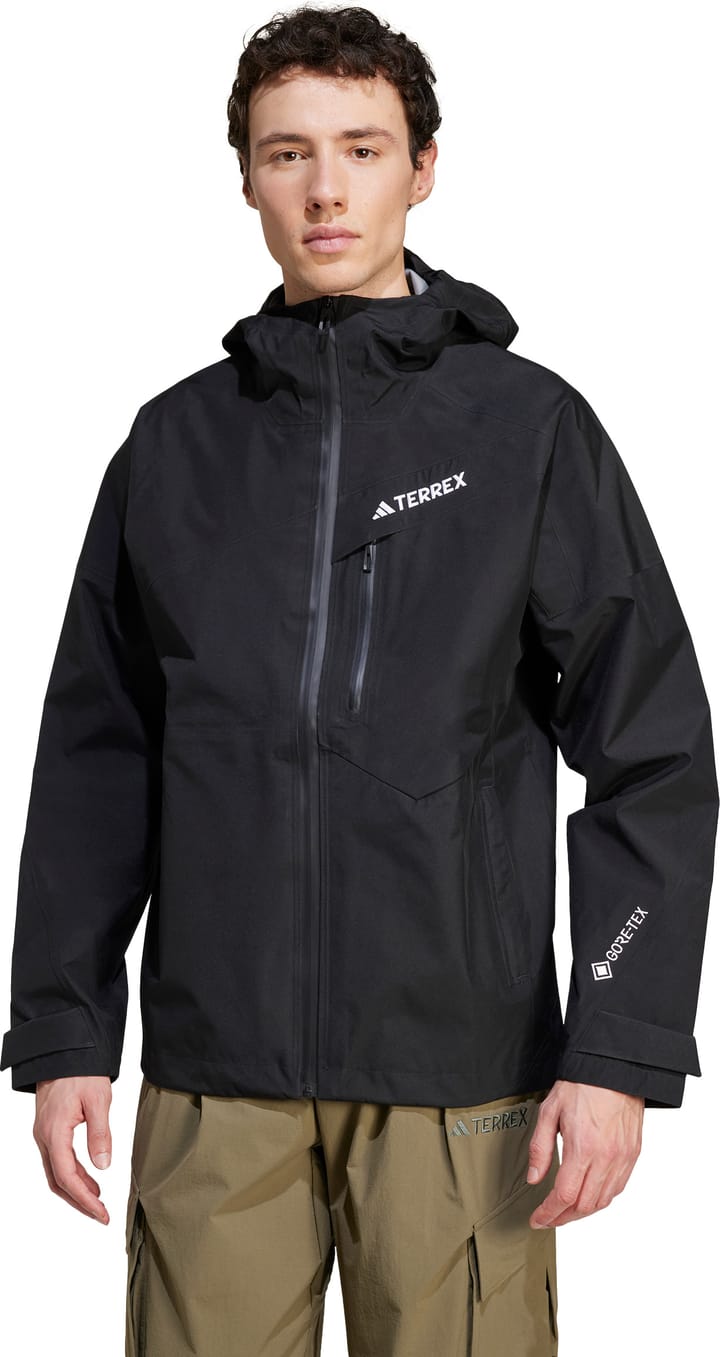 Adidas Men's Terrex Techrock 3L GORE-TEX Performance Jacket Black Adidas