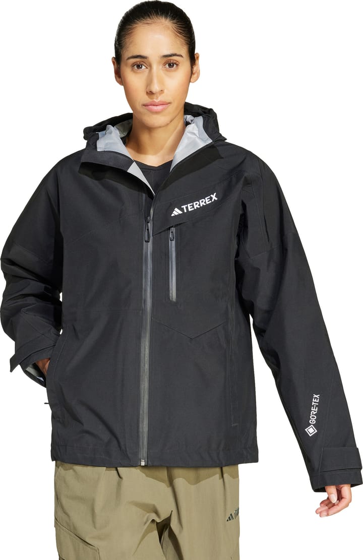 Adidas Women's Terrex Techrock 3L Gore-Tex Performance Jacket Black Adidas