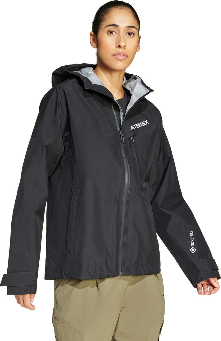 Adidas Women's Terrex Techrock 3L Gore-Tex Performance Jacket Black Adidas