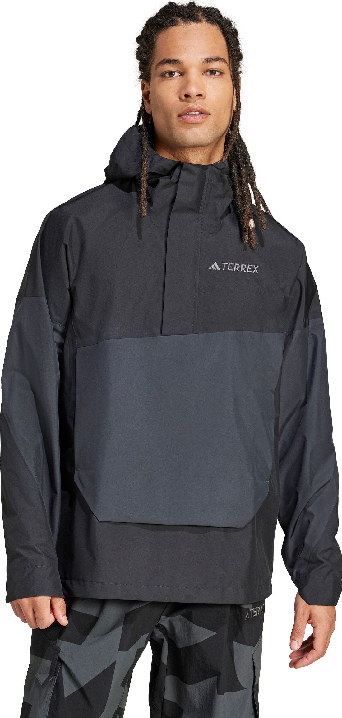 Adidas Men's Terrex Xploric 2.5L Climaproof Anorak Black/carbon