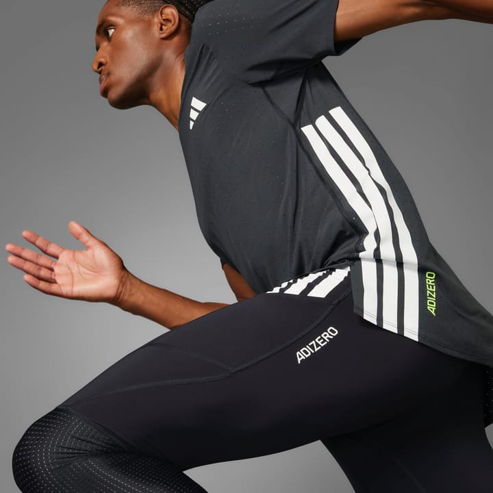 Adidas M Adizero Tee M Black Black Adidas