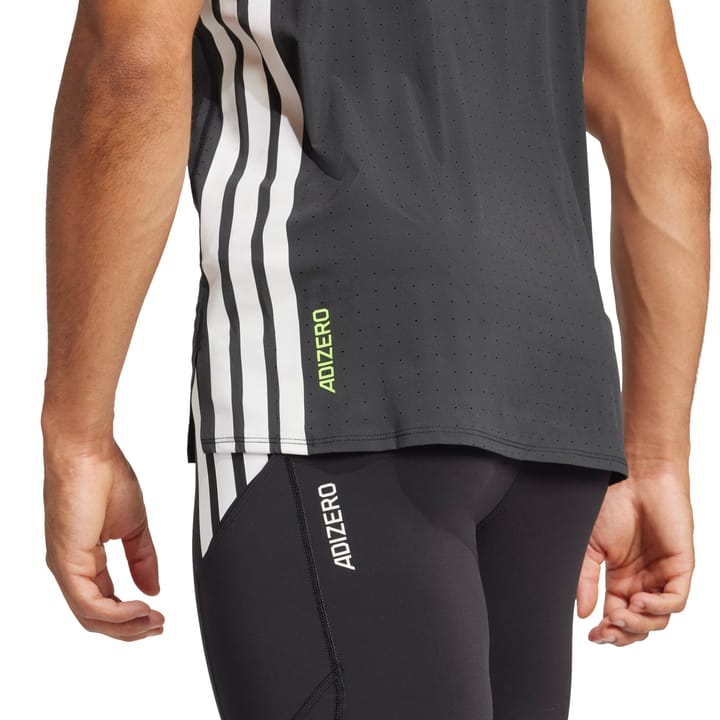 Adidas M Adizero Tee M Black Black Adidas