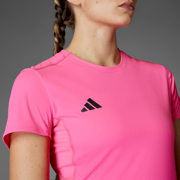 Adidas Women's Adizero E Tee Lucid pink Adidas