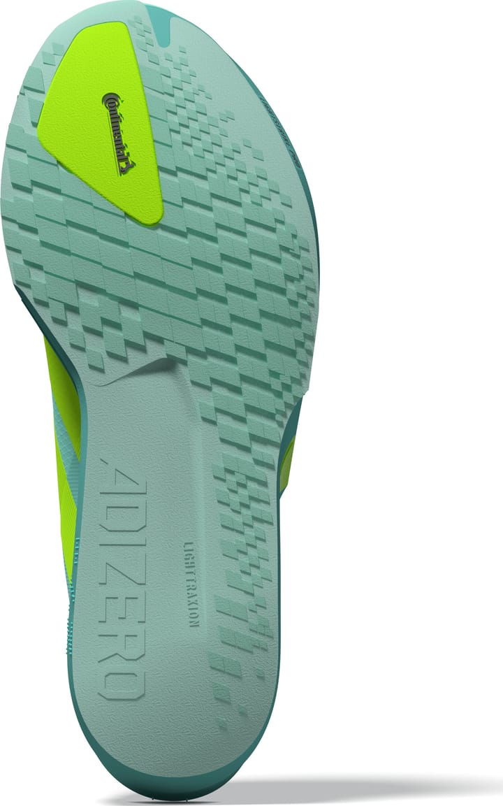 Adidas Men's Adizero Adios 9 Flash Aqua/Lucid Lemon/Zero Metalic Adidas