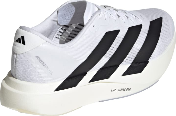 Adidas Men's Adizero Evo SL  Cloud White / Core Black / Cloud White Adidas