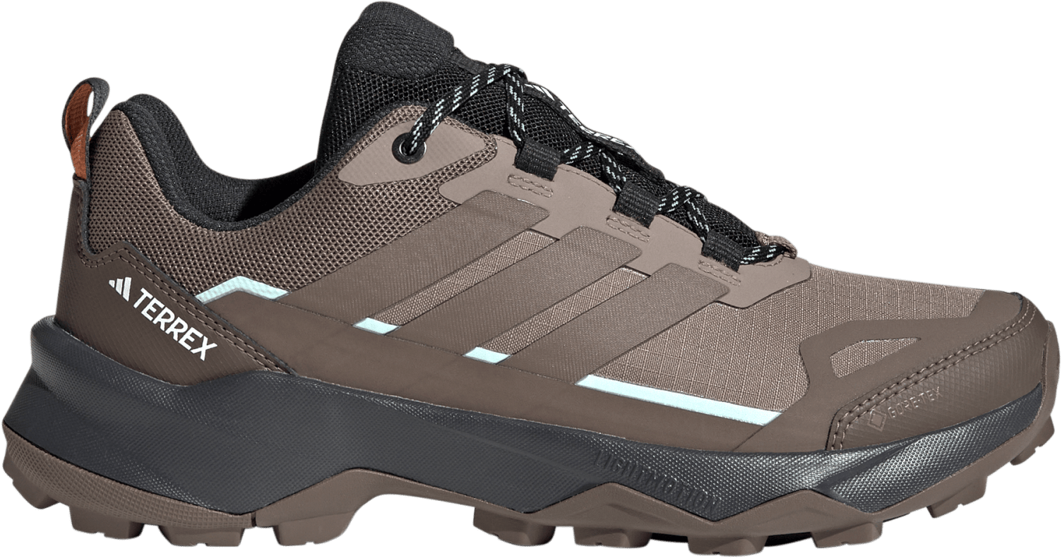 Adidas Women's Terrex Skychaser Ax5 GORE-TEX Hiking Shoes Trace Brown/Earth Strata/Semi Impact Orange