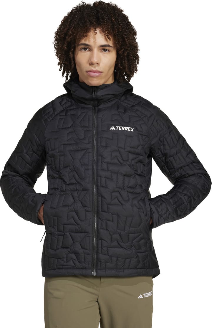Adidas Terrex Xperior PrimaLoft Loose Fill Insulated Hooded Black Adidas Adidas Terrex Xperior PrimaLoft Loose Fill Insulated Hooded Black Adidas