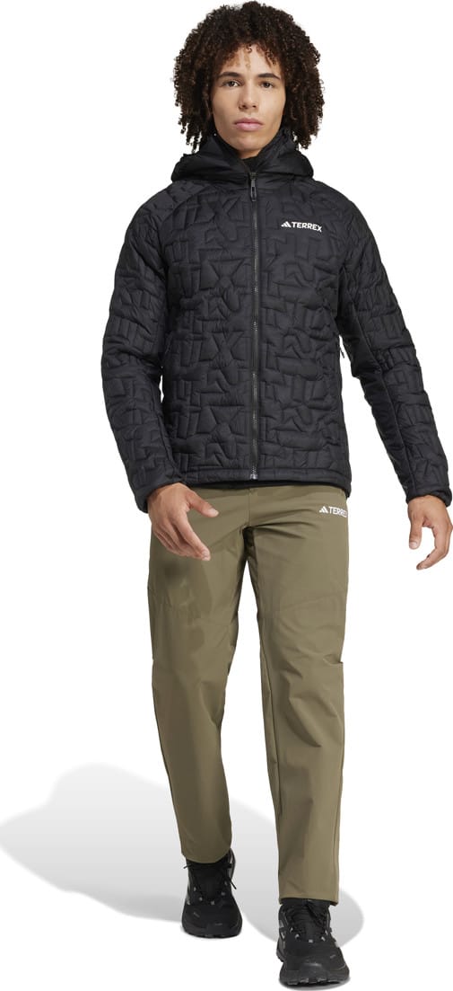 Adidas Terrex Xperior PrimaLoft Loose Fill Insulated Hooded Black Adidas Adidas Terrex Xperior PrimaLoft Loose Fill Insulated Hooded Black Adidas