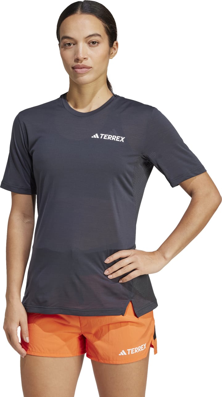 Adidas Women's Terrex Tee  Carbon Adidas