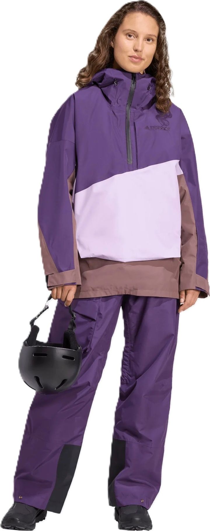 Adidas Women's Xpl 2L Anorak Powplu/aurplu/earstr Adidas Adidas Women's Xpl 2L Anorak Powplu/aurplu/earstr Adidas