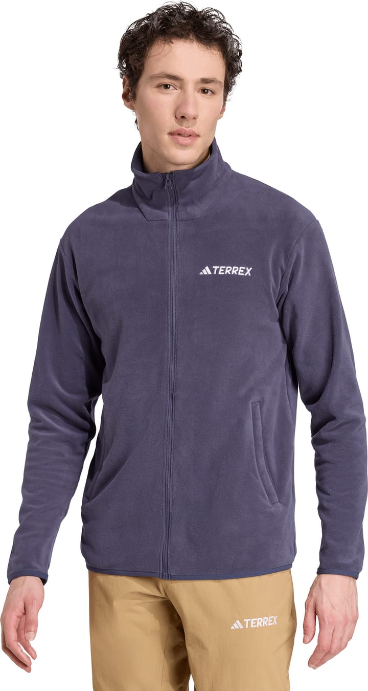 Adidas Men's Ess Full Zip Fleece Shanav Adidas