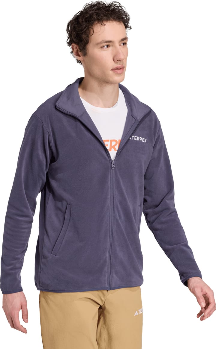 Adidas Men's Ess Full Zip Fleece Shanav Adidas